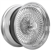 15" Wire Wheel 100 Spoke Standard Spokes 🔥 15X7 🔥 Chrome Rim ✅ Limited 🔻